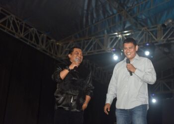 Didi Kempot dan Abu Bakar. Foto Humas