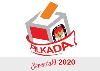 Ilustrasi kotak suara KPU.