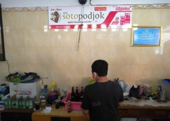 Kedai Soto Podjok di Jalan Doho Kediri. Foto: Bacaini