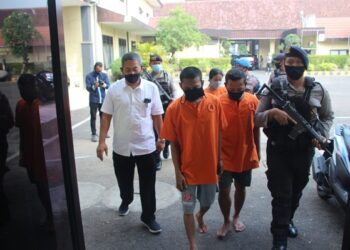 Sindikat jasa prostitusi online dibongkar Polresta Kediri. Foto: Bacaini