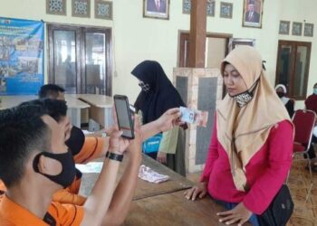 Pembagian BST di Kecamatan Papar (Dokumen Kominfo)