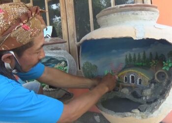 kerajinan gentong bekas