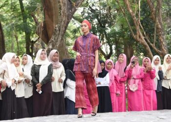 Dhoho Street Fashion 2019. Foto: Kominfo