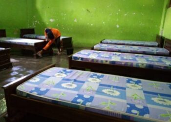Ruang isolasi di SDN Pelem 2, Kecamatan Pare (Dokumen Kominfo Kab. Kediri)