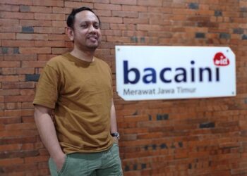 Mohamad Syifa saat berkunjung ke Redaksi Bacaini.id