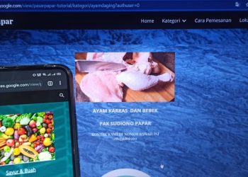 Belanja di Pasar Papar Bisa Online