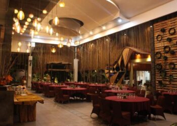 Salah satu ruangan di Hotel Bukit Daun