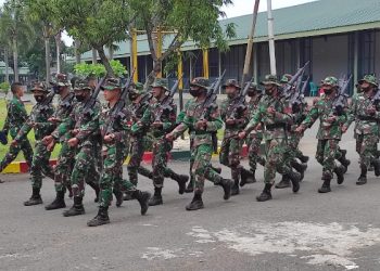 Mengintip Kesiapan Pasukan Yonif 521 Penjaga Perbatasan