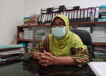 Kepala Bidang Bina Marga Dinas Pekerjaan Umum dan Perumahan Rakyat (PUPR) Kota Kediri, Endang Kartikasari (Foto: Bacaini.id/ Novira Kharisma)