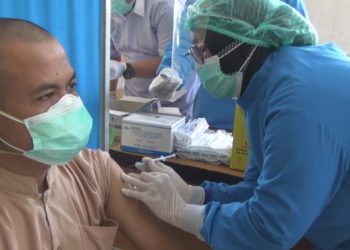 Kapolres, Dandim dan Ketua DPRD Jombang Gagal Vaksin