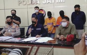 Press rilis di Mapolda Jwa Timur