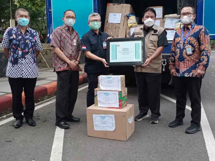 Ikatan Karyawan BI Sumbang Korban Longsor Nganjuk