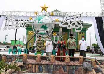 NU Jombang Bangun Logo Terbesar di Dunia