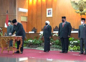 Sertijab Bupati Kediri Hanindhito Himawan Pramana.