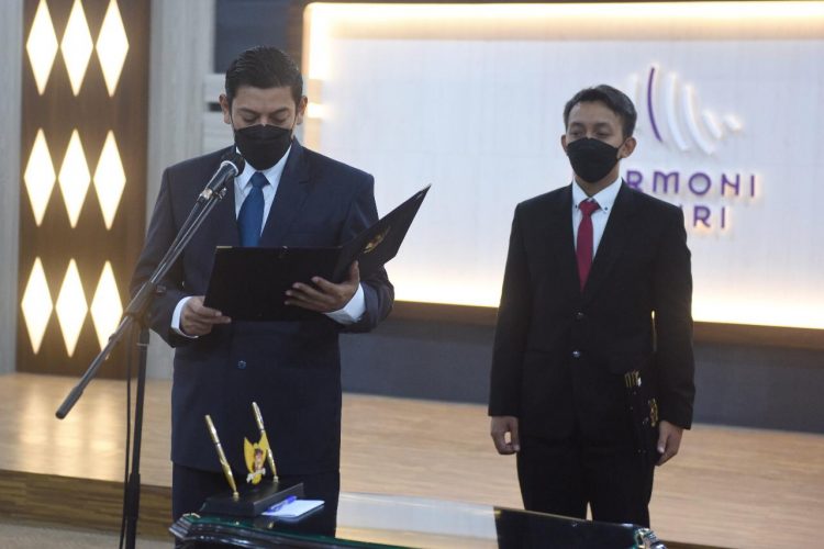 Kepala BPPKAD Kota Kediri Dilantik Menjadi Sekda