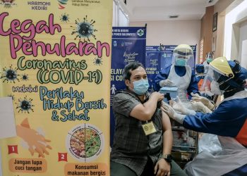 60 Jurnalis Disuntik Vaksin Sinovac