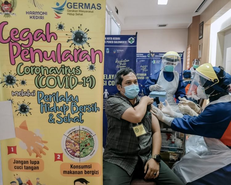 60 Jurnalis Disuntik Vaksin Sinovac