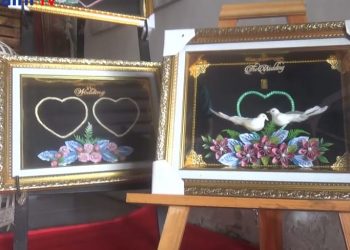 Limbah Kertas Jadi Hantaran Bernilai Ekonomis