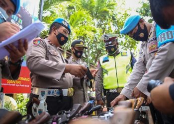 Lima Senjata Api Anggota Polres Jombang Ditarik Propam