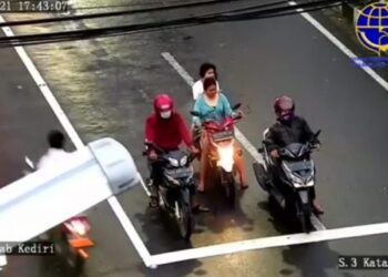 Grap Foto dari Vidio viral pelanggar lalin (Istimewa)