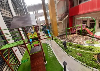 Asyiknya Ruang Tunggu Anak RSUD Gambiran Yang Mirip Taman Bermain