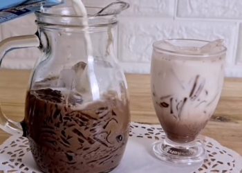 Es cincau coklat. Foto: Istimewa