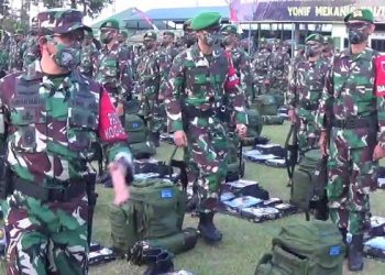 400 Personil Yonif 521 Disiapkan Hadapi KKB Papua