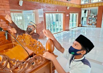 Selenggarakan Sholat Ied, Masjid Al-Khalid Pastikan Keamanan Jamaah