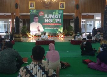 Jumat Ngopi Mas Dhito di Pendopo Kabupaten Kediri.