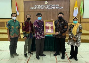 Bupati Kediri Hanndhito Himawan Pramana di Fakultas Pertanian UGM. Foto: Ist