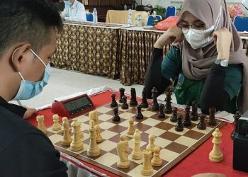 Atlet Catur Jawa Timur Latih Tanding di Kediri