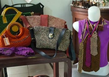 Produk tas dan fashion seni Makrame. Foto: Bacaini/Andika