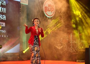 Pagelaran seni Bulan Bung Karno oleh Pemkab Kediri. Foto: Ist