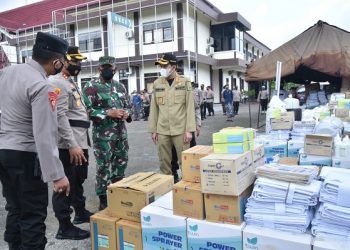 Kawasan Micro Lockdown Trenggalek Dipasok Sarana Lengkap