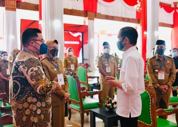 Mas Bup bertemu Presiden Jokowi di Madiun