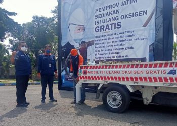 Pemprov Jatim Luncurkan Layanan Oksigen Keliling