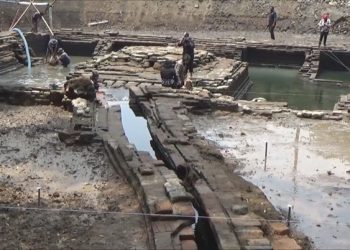 Eskavasi situs Sumberbeji Jombang. Foto: Bacaini/Syailendra