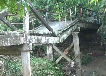 Asyik Lihat Banjir, 5 Orang Nyaris Celaka di Trenggalek