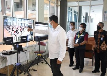 Wali Kota Kediri Tinjau Tes CPNS di SLG