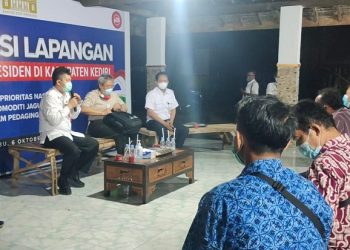 Kantos Staf Presiden Kunjungi Peternak Kediri