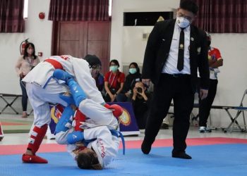 Cedera Tangan, Atlet Jujitsu Kota Kediri Juara PON XX Papua 2021
