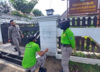 Rumah Dinas Wali Kota Malang Diserang Vandalisme