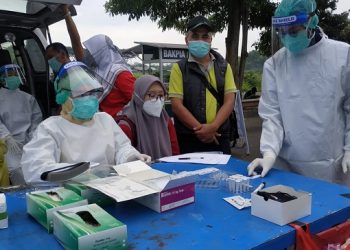 Cegah Penularan, Satgas Covid Pemkab Kediri Gelar Swab Gratis