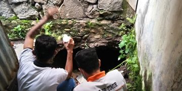 Tanah Rumah Warga di Kota Batu Ambles Hingga 15 Meter