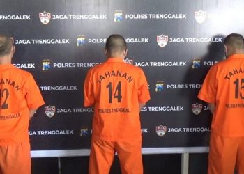 Sindikat Narkoba Kediri Digulung Polres Trenggalek