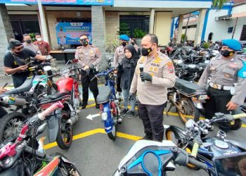 Bikin Bising, Ratusan Motor Brong Diamankan Polisi