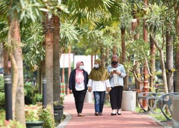 Taman Kota Kediri Kembali Dibuka