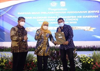 Wali Kota Kediri Terima DIPA dan TKDD