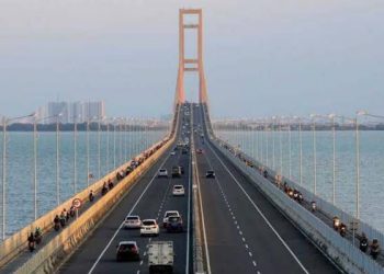 Jembatan Suramadu Ditutup Malam Tahun Baru 2022