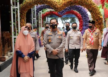 Jelang Natal, Kapolres Awasi Tempat Wisata di Kediri